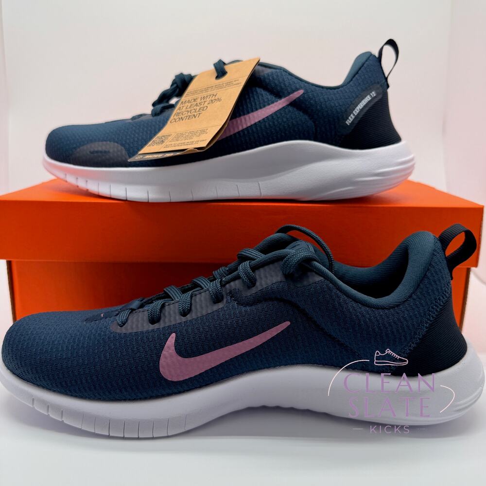 Nike Flex Experience RN 12 Navy/Plum Women's Size 8.5 NIB